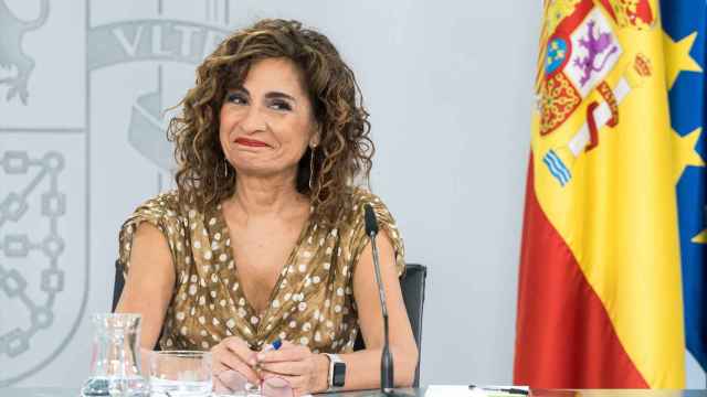 La ministra de Hacienda y Función Pública, María Jesús Montero, en la rueda de prensa posterior al Consejo de Ministros.