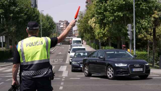 Cortes de tráfico en Valladolid tras un episodio de ozono