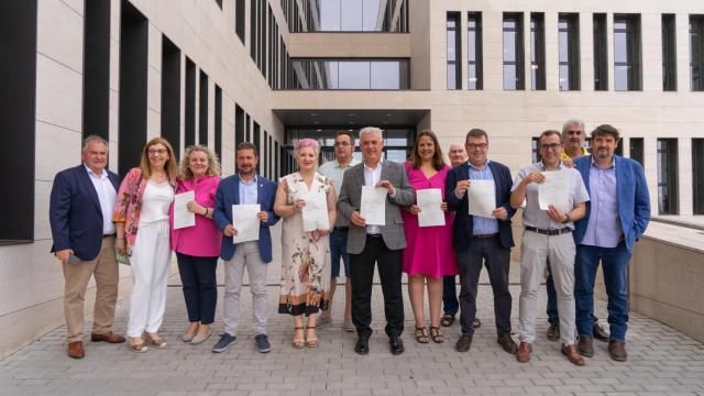 PSOE en la Diputación de Guadalajara. Foto: PSOE.