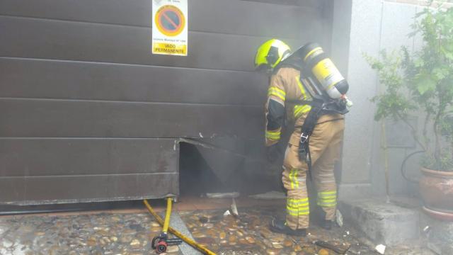 Incendio en Toledo. Foto: Ayuntamiento de Toledo.