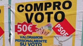 Uno de los carteles contra el PSOE en Madrid.