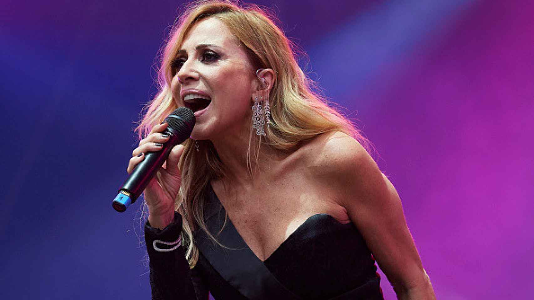 Marta Sánchez en concierto.