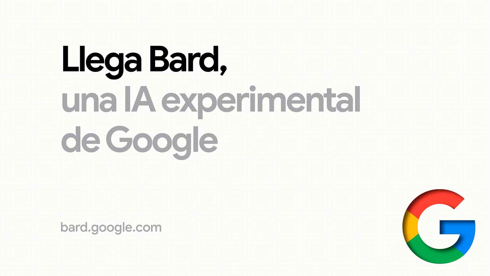 Anuncio de disponibilidad de Google Bard en español