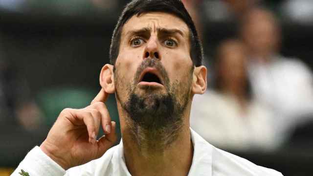 Novak Djokovic, en la semifinal de Wimbledon 2023 ante Jannik Sinner