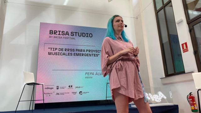 Pepa Álvarez, durante su intervención este viernes en Brisa Studio.