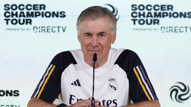 Carlo Ancelotti, en rueda de prensa