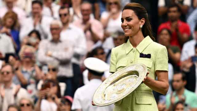 Kate Middleton, en la final femenina de Wimbledon.