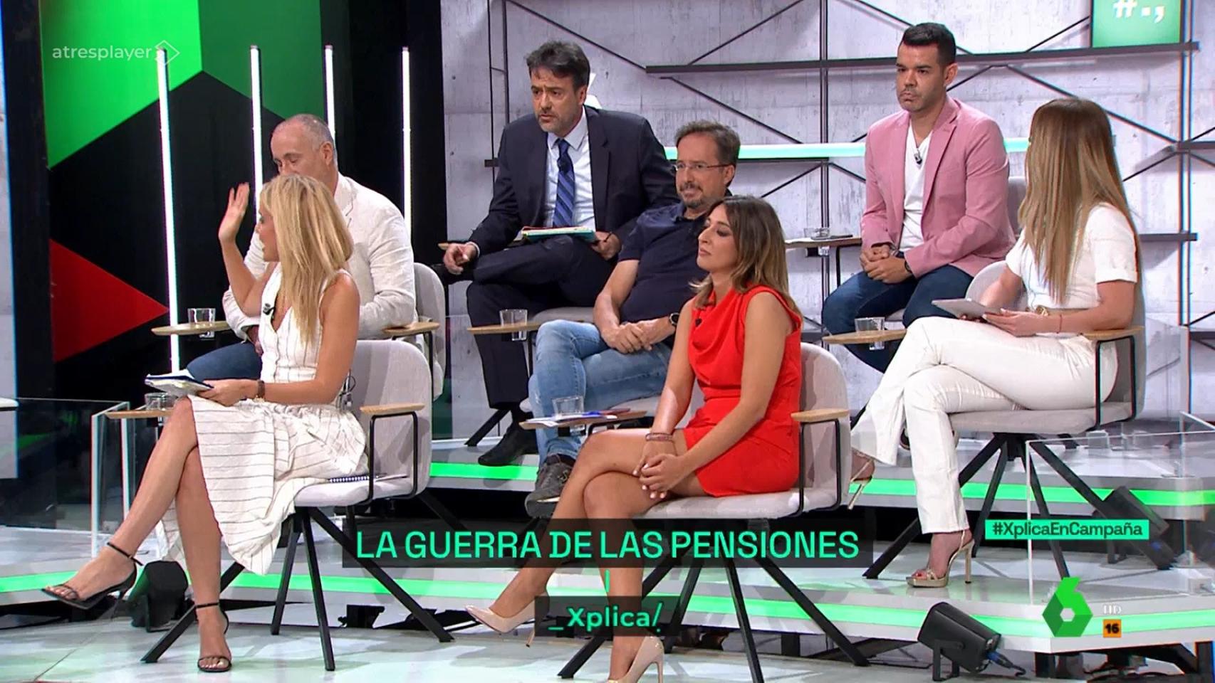 Rifirrafe entre Afra Blanco y Luis Garvía en 'laSexta Xplica' a raíz de