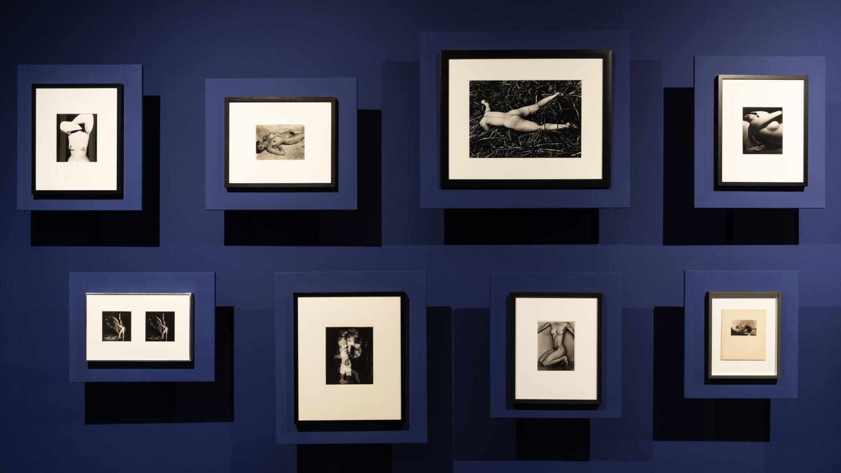 Vista de la exposición con fotografías de Bill Brandt, Edward Weston o Daido Moriyama. Foto: María Laura Benavente/ Colección COFF Ordóñez Falcón de Fotografía - TEA Tenerife