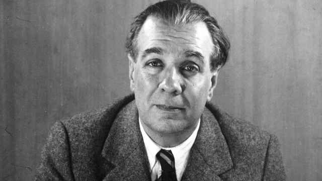Jorge Luis Borges fotografiado por Grete Stern en 1951