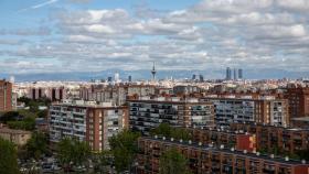 Vista panorámica de la ciudad de Madrid.