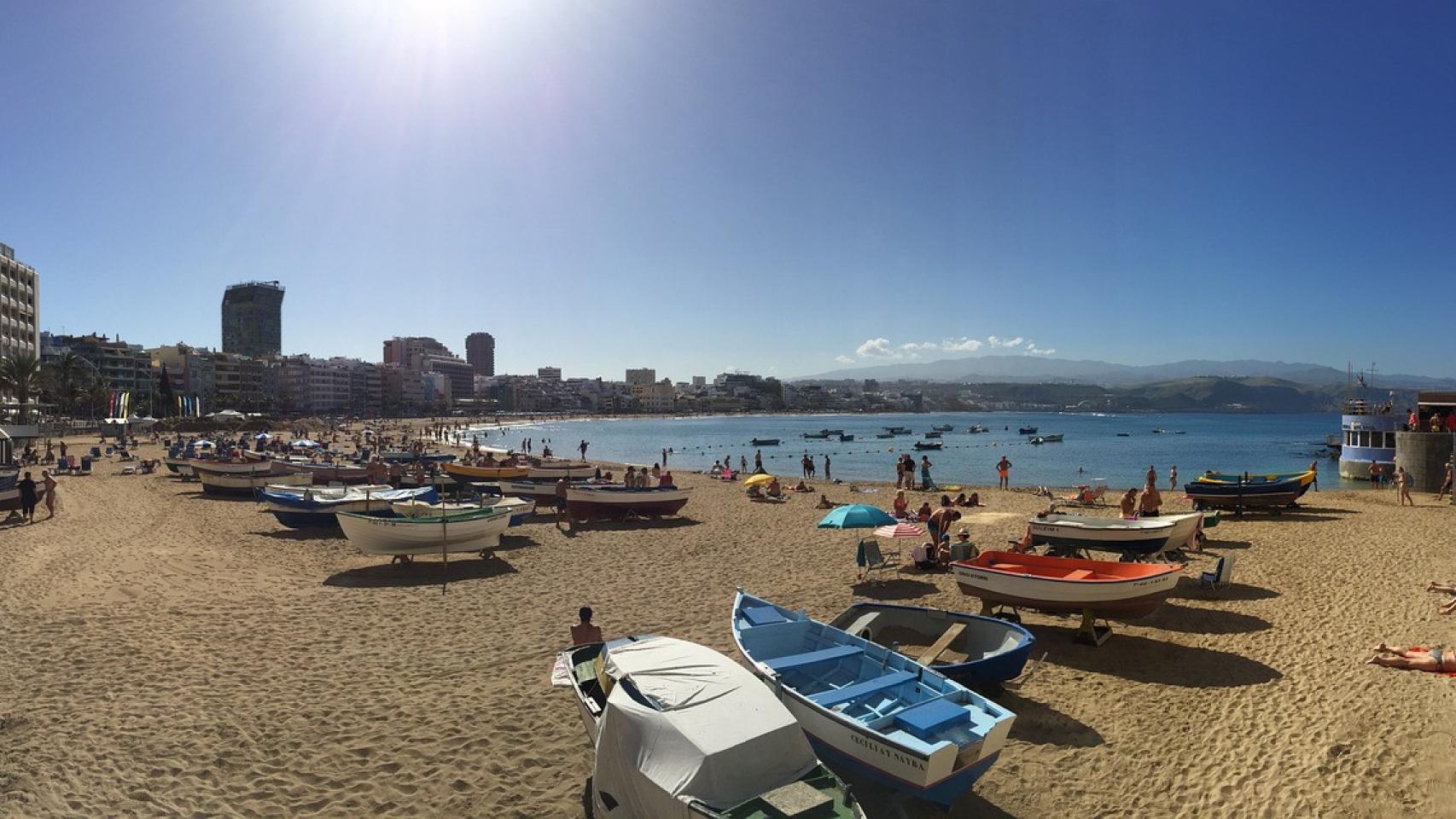 Playa de las Canteras, Las Palmas de Gran Canaria.