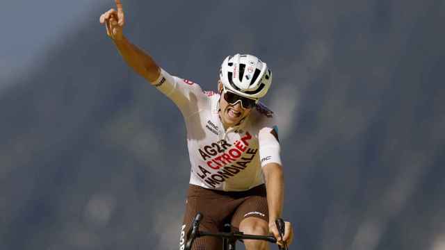 El ciclista austriaco Felix Gall, ganador de la etapa 17 del Tour de Francia 2023