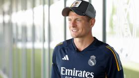 El futbolista alemán Toni Kroos, en la Ciudad Real Madrid