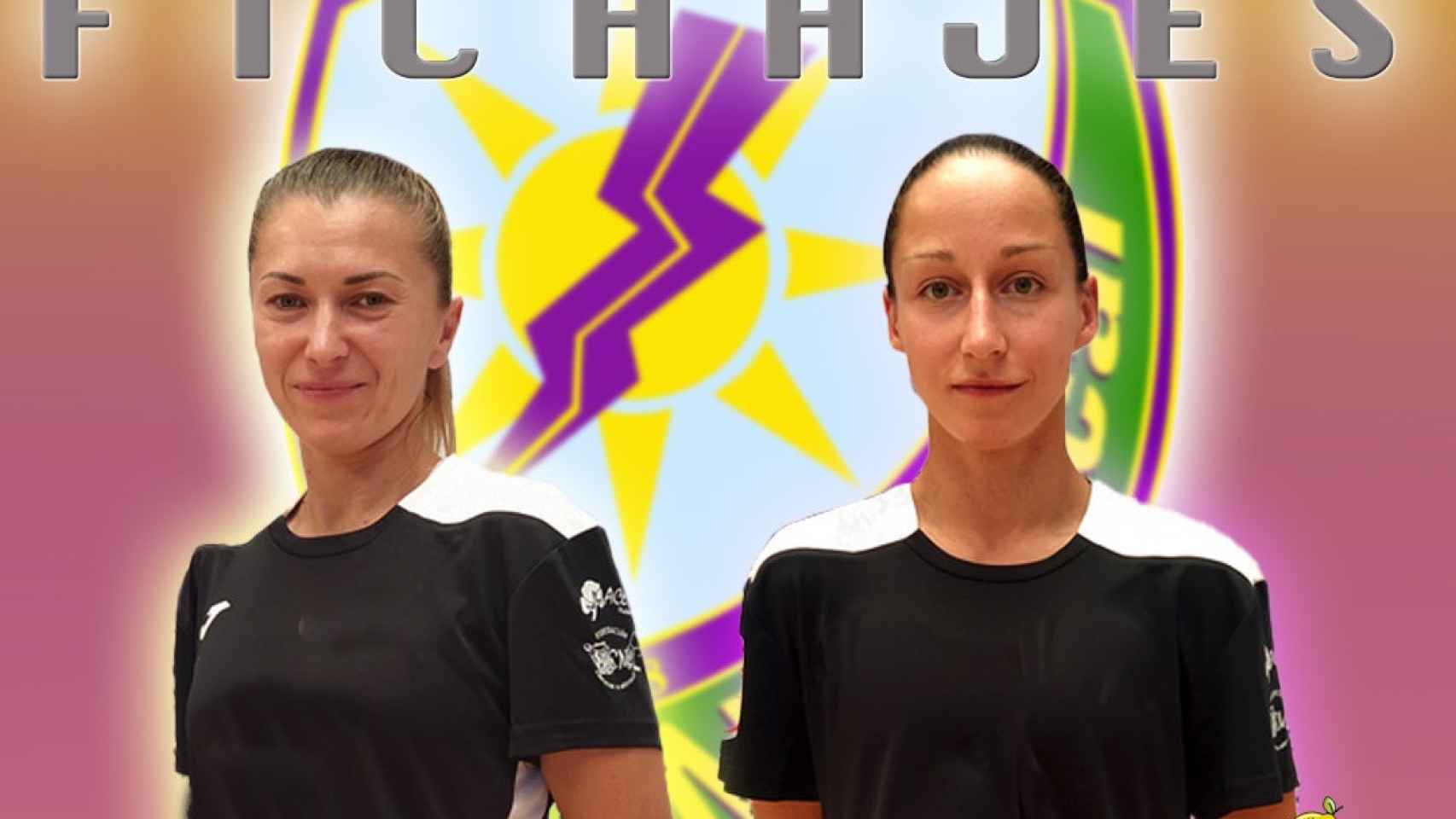 Iulia Forsiuk y Ksenia Hrytsenko, nuevas jugadoras del Nueces de Ronda Atlético Torcal