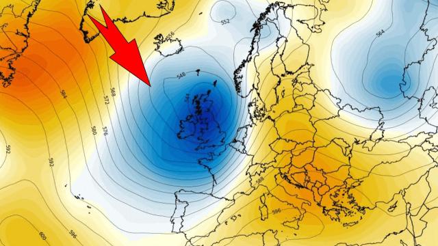 Las bajas presiones que se acercarán a España en la víspera del 23-J. Severe-Weather.eu.