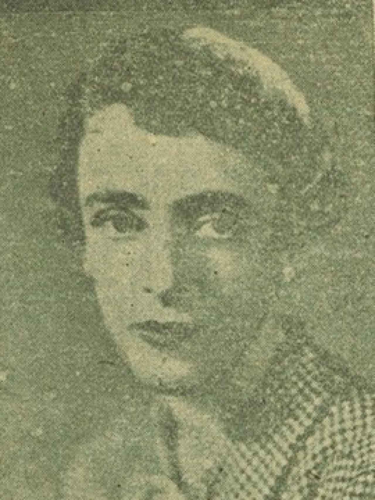 Recorte de prensa de 1941, en el que aparece fotografiada la duquesa de Lécera. Cortesía_ Archivo Manuel de Falla