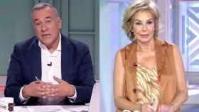 Xabier Fortes y Ana Rosa Quintana en 'La noche en 24 horas' y 'El programa de AR'.