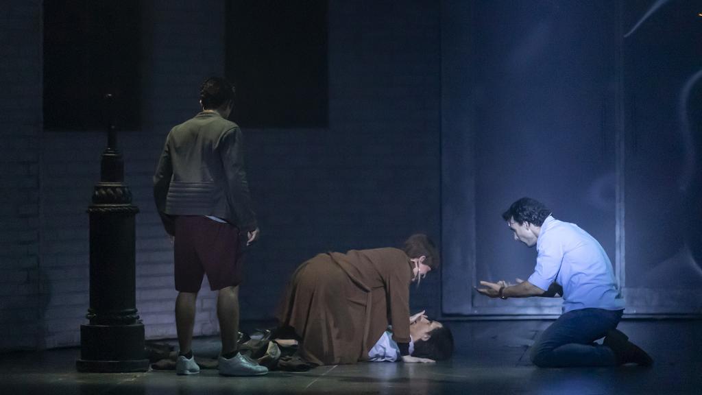 Un instante de 'Ghost' en el Teatro Cervantes de Málaga.