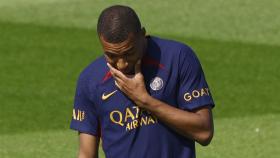 Kylian Mbappé entrenando con el PSG