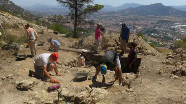 Excavación en El Castellar de Alcoy, en imagen de archivo.