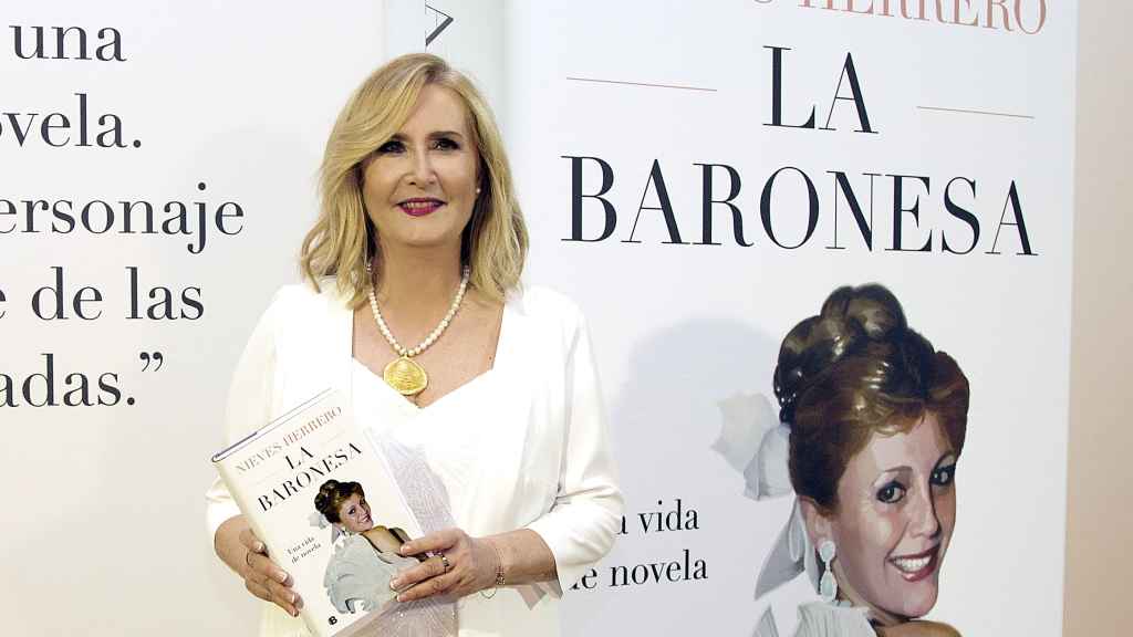 Nieves Herrero, durante la promoción del libro.