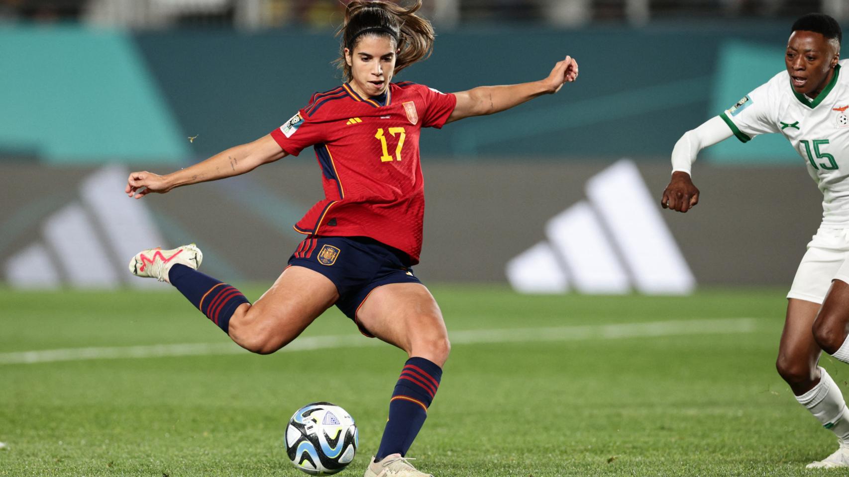 Gol de Alba Redondo contra Zambia en el Mundial