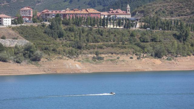 El embalse de Riaño en la provincia de León