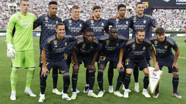 Once titular del Real Madrid contra el Milan en pretemporada