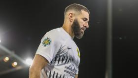 Karim Benzema, con la camiseta del Al-Ittihad en su estreno.