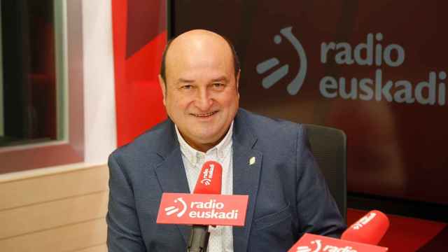 El presidente del PNV, Andoni Ortuzar, este jueves en Radio Euskadi.