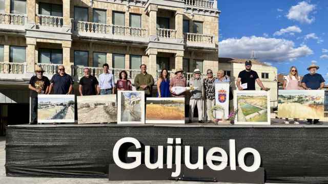 Premiados en el XV Certamen de Pintura al aire libre en Guijuelo