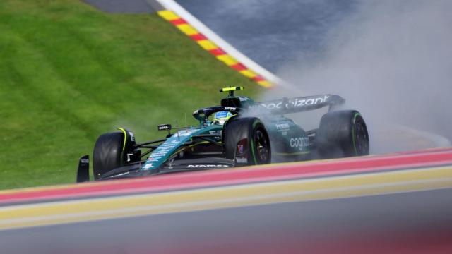 Fernando Alonso, en el GP de Bélgica.