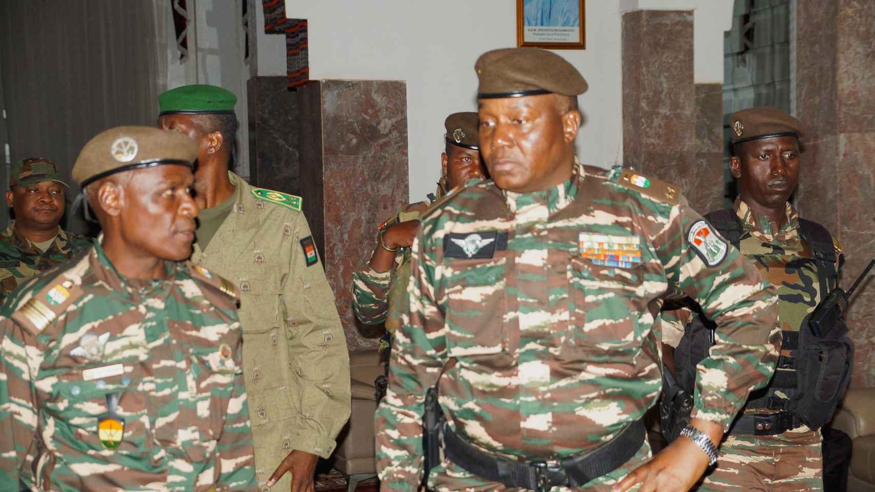 El general Abdourrahmane Tiani, nuevo jefe de Gobierno tras el golpe de Estado en Níger.