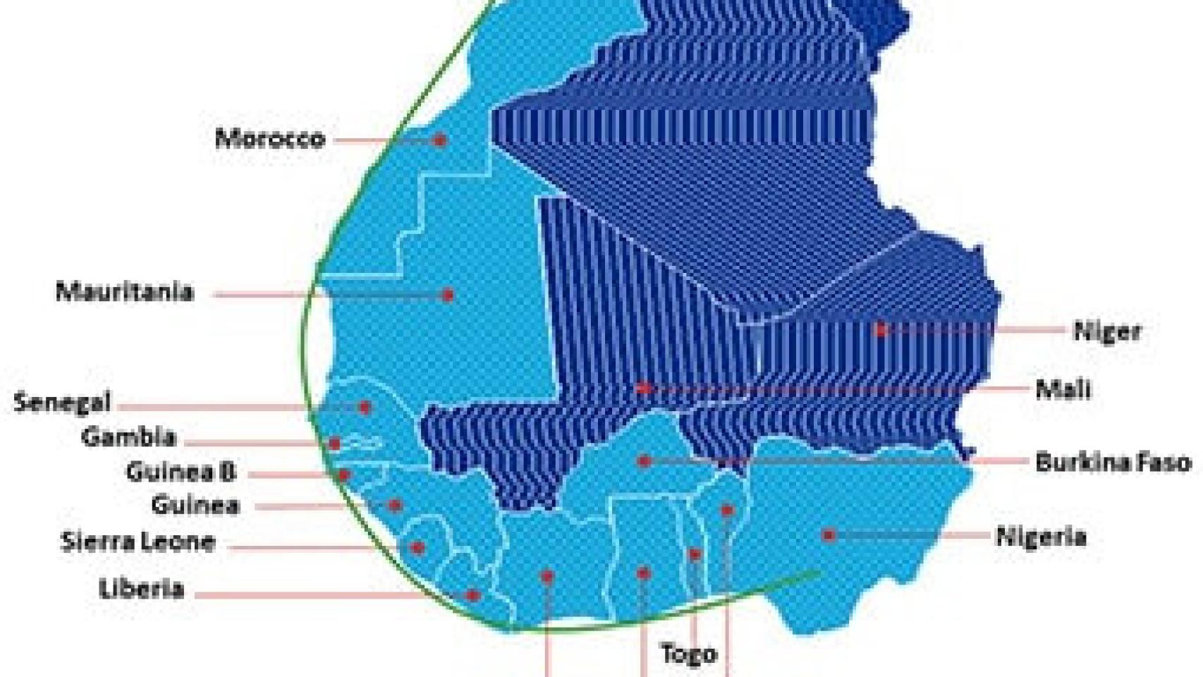 Proyecto del gasoducto acordado entre Nigeria y Marruecos.