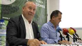 Imagen del presidente de Asaja Castilla y León, Donaciano Dujo, en una rueda de prensa.
