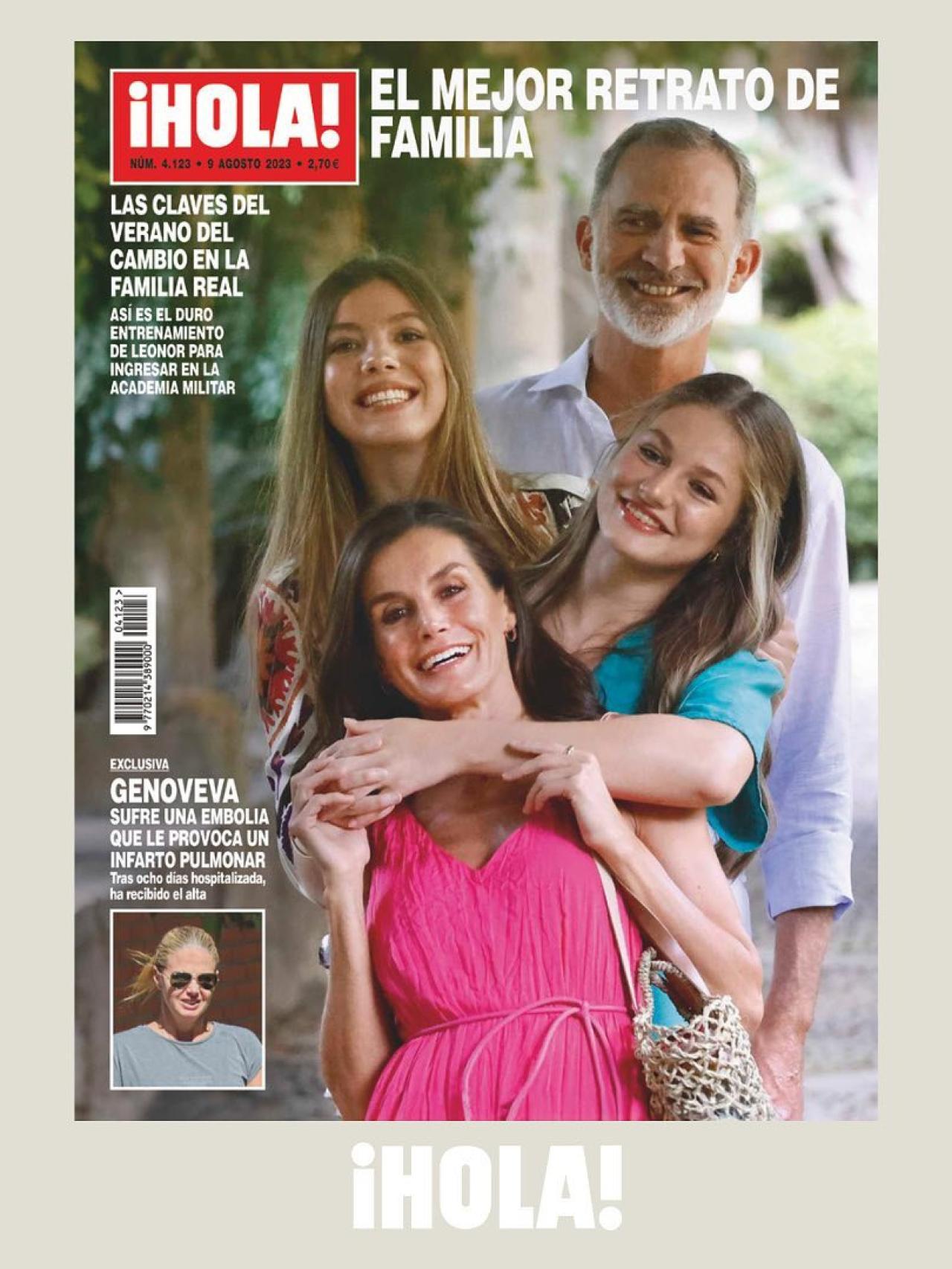 Portada de la revista '¡HOLA!'