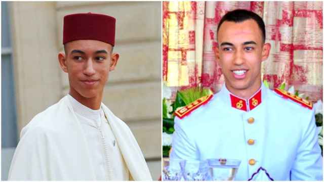 El príncipe Moulay Hassan en una imagen de 2019 y otra en la actualidad.