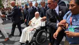 El papa Francisco este miércoles en Lisboa.