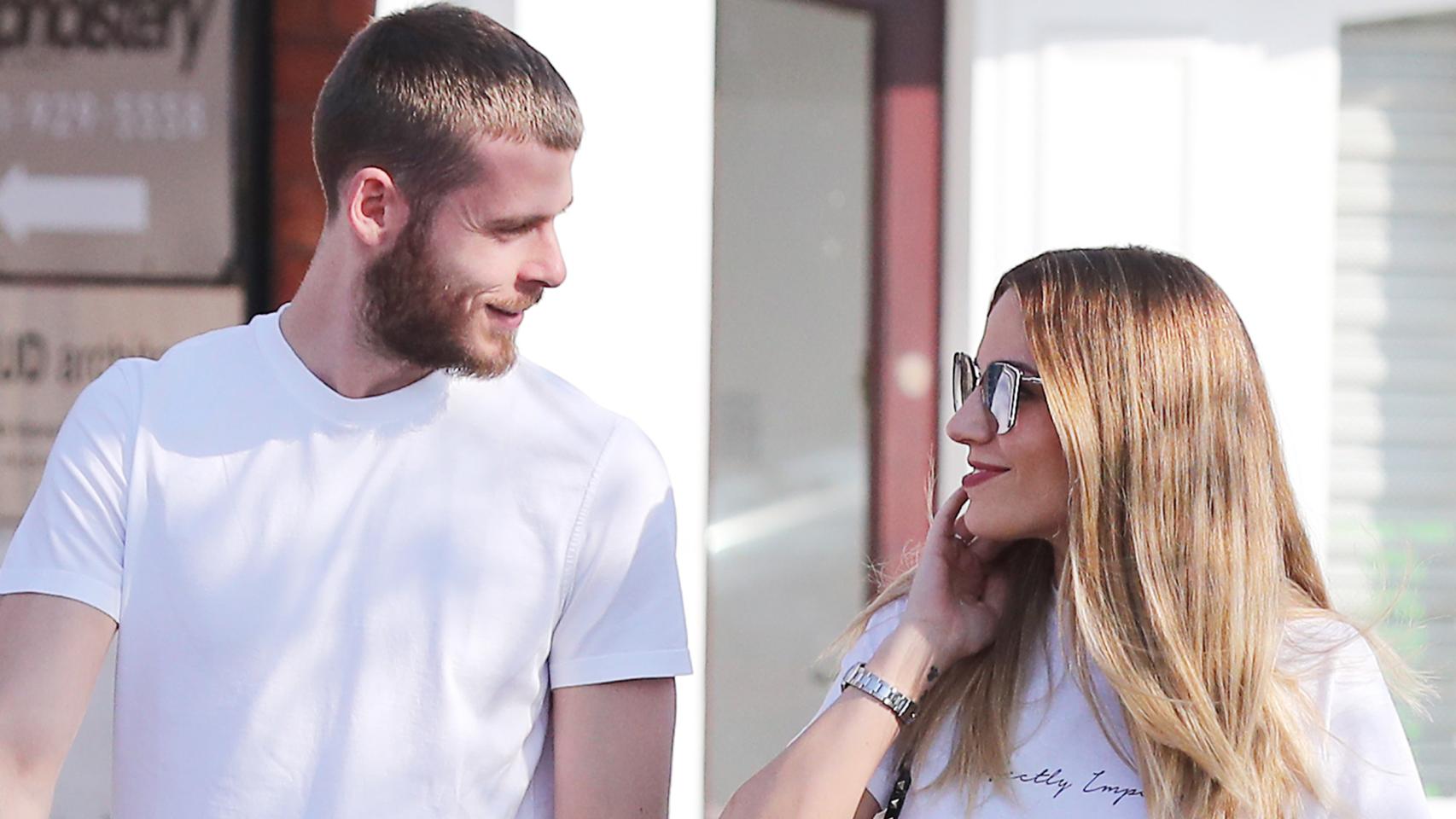 Edurne y David de Gea.