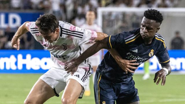 Vinicius, durante el partido amistoso contra la Juventus