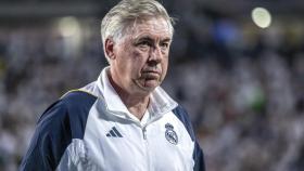 Carlo Ancelotti, durante un partido del Real Madrid