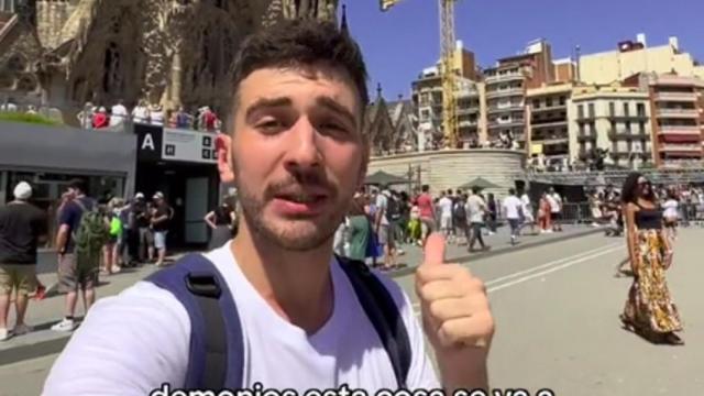 Captura del vídeo que se ha hecho viral.