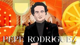 Pepe Rodríguez en una ilustración de Mercedes Juan.