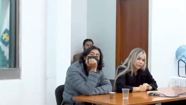 Retransmisión del juicio a Nicolás Petro y a su expareja Daysuris Vásquez, este viernes en Bogotá.