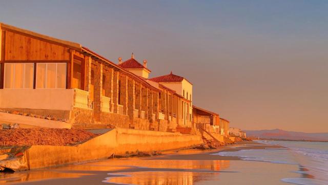 Casas en régimen de concesión de la Playa babilonia de Guardamar.