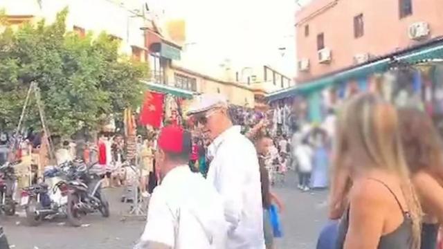 Pedro Sánchez durante su visita a Marruecos.