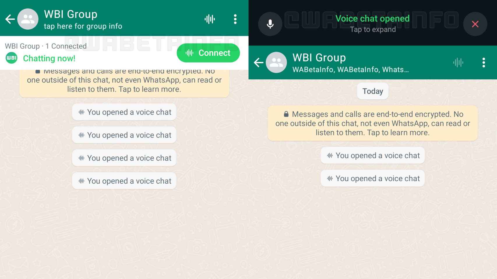 Los nuevos chats de voz de WhatsApp