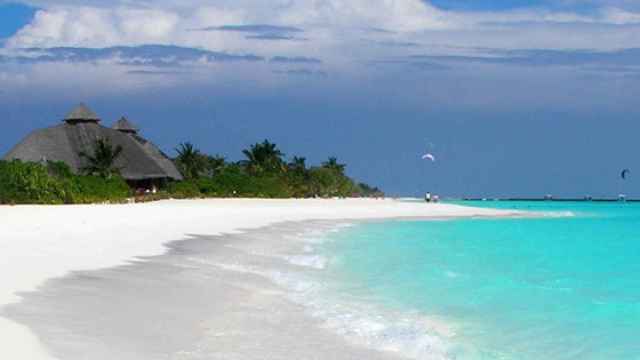 Playa en Maldivas.