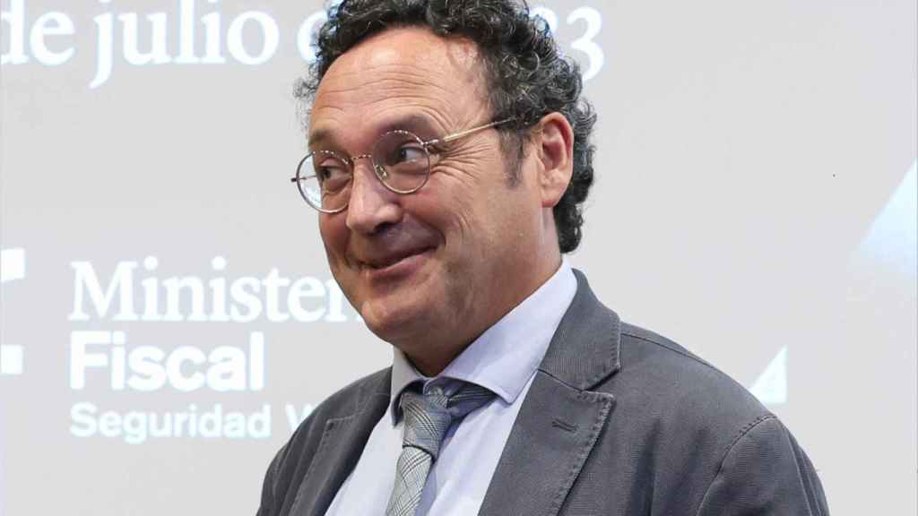 El fiscal general , Álvaro García Ortiz, en un acto oficial el pasado 12 de julio./